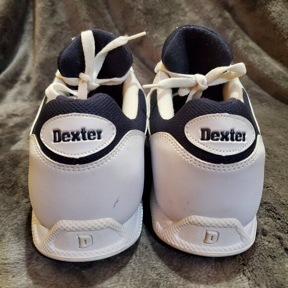 Mens Dexter Bowling Shoes White \ Blue Size 12M - Picture 6 of 13